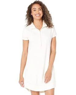 Tommy Bahama Dresses Tobago Bay 1/2 Zip Short Sleeve Dress