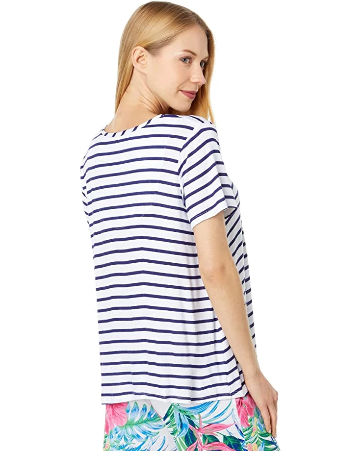 Tommy Bahama Sleepwear Short Sleeve Crop PJ Set - Image 3