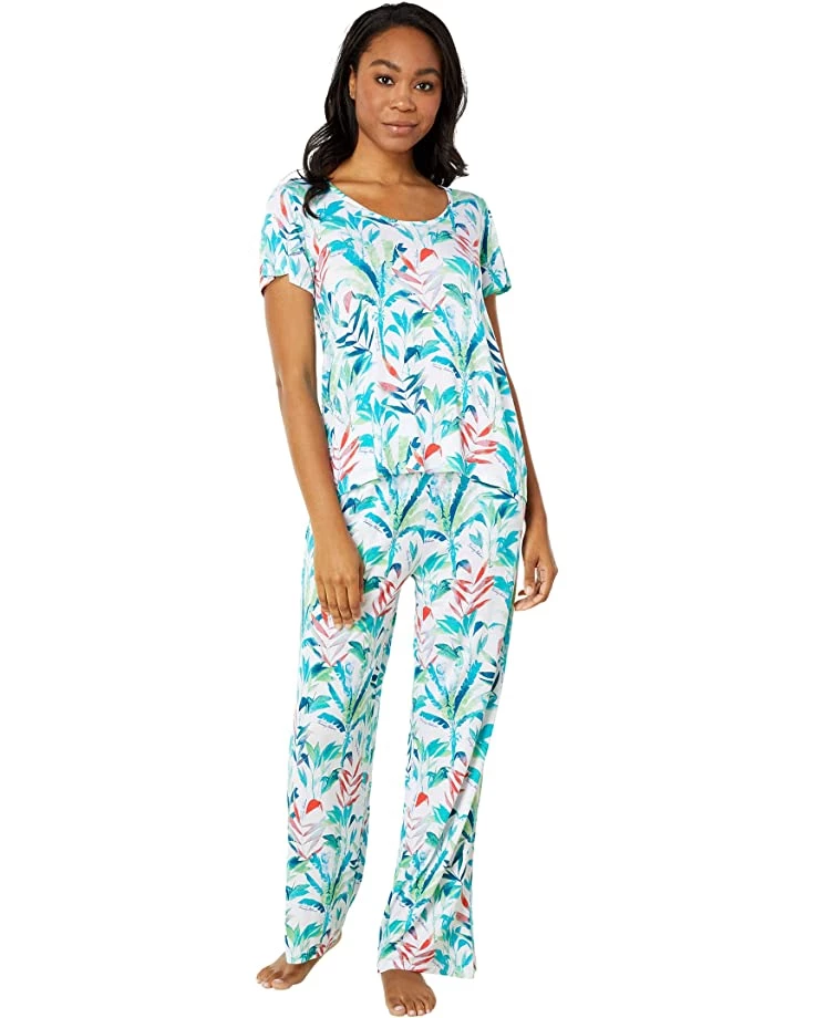 Tommy Bahama Sleepwear Short Sleeve Cropped PJ Set - Image 6