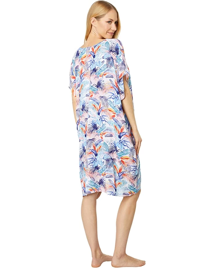 Tommy Bahama Sleepwear Flowy Short Caftan - Image 2