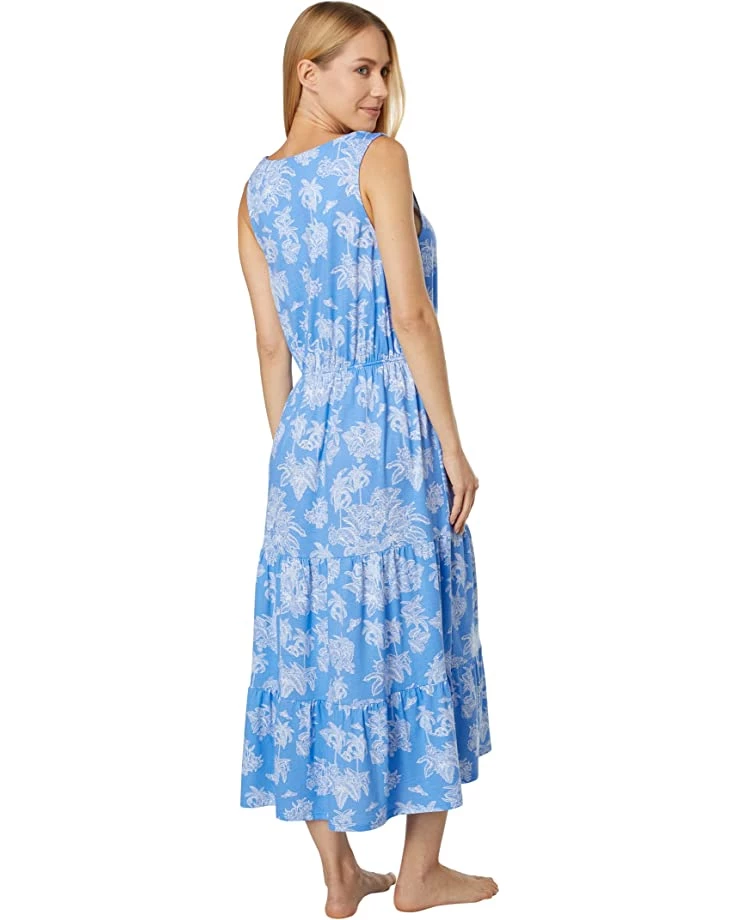 Tommy Bahama Sleepwear V-Neck Sleeveless Maxi Gown - Image 2
