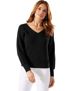 Tommy Bahama Sweaters Bonita Sequin Ottoman V-Neck