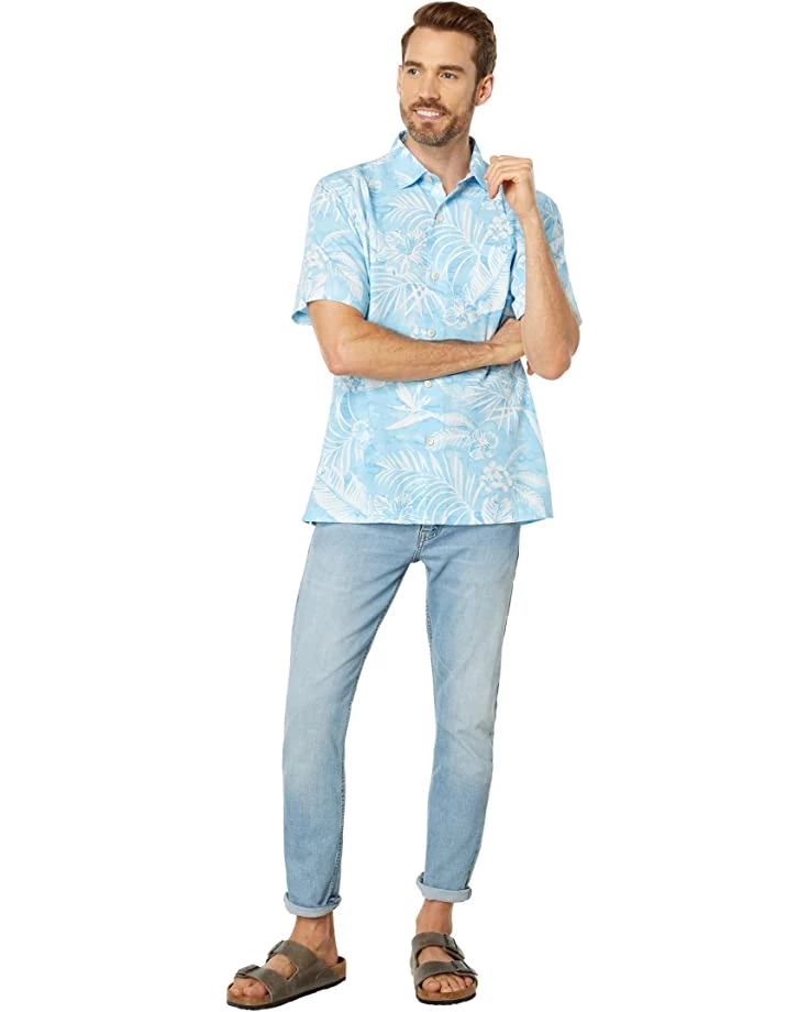 Tommy Bahama Shirts & Tops Coconut Point Aqua Lush - Image 4