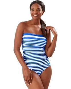 Tommy Bahama Swimwear Breaker Bay ENG Shirred Bandini