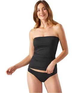 Tommy Bahama Swimwear Pearl Long Shirred Bandini