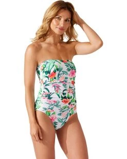 Tommy Bahama Swimwear Tropi-Calling Bandeau One-Piece