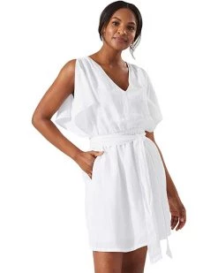 Tommy Bahama Swimwear St. Lucia Split Shoulder Dress Cover-Up