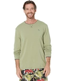 Tommy Bahama Sleepwear Cotton Long Sleeve Crew Neck