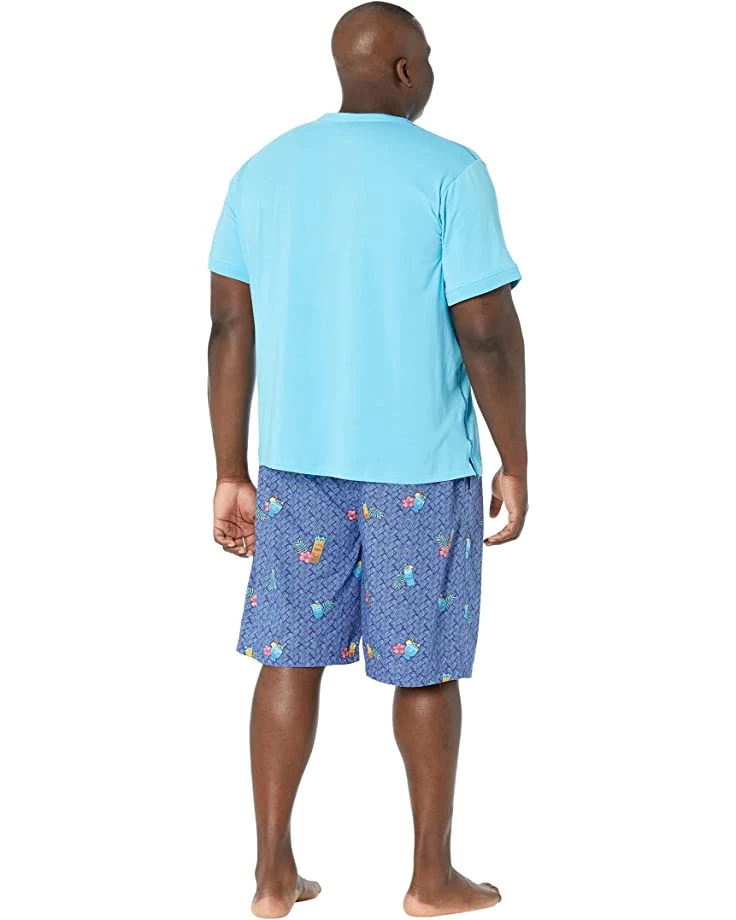Tommy Bahama Sleepwear Big & Tall Crew Neck Jam Set - Image 3