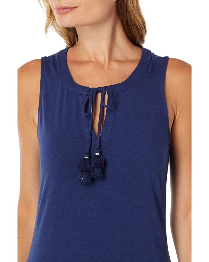 Tommy Bahama Dresses Marina Slub Sleeveless Midi Dress - Image 3