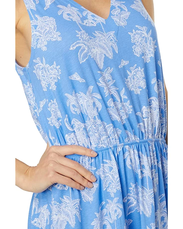 Tommy Bahama Sleepwear V-Neck Sleeveless Maxi Gown - Image 3