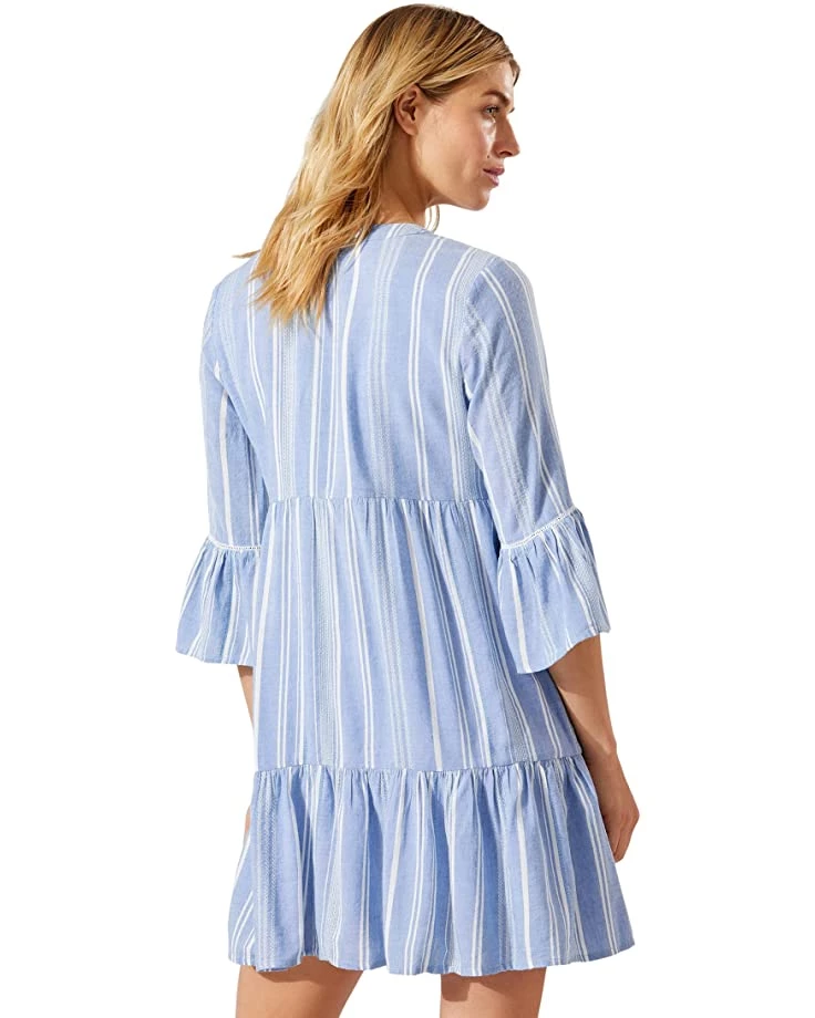 Tommy Bahama Dresses Just Beachy Stripe Tier Dress - Image 2